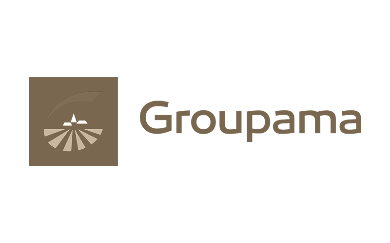 Logo groupama brown
